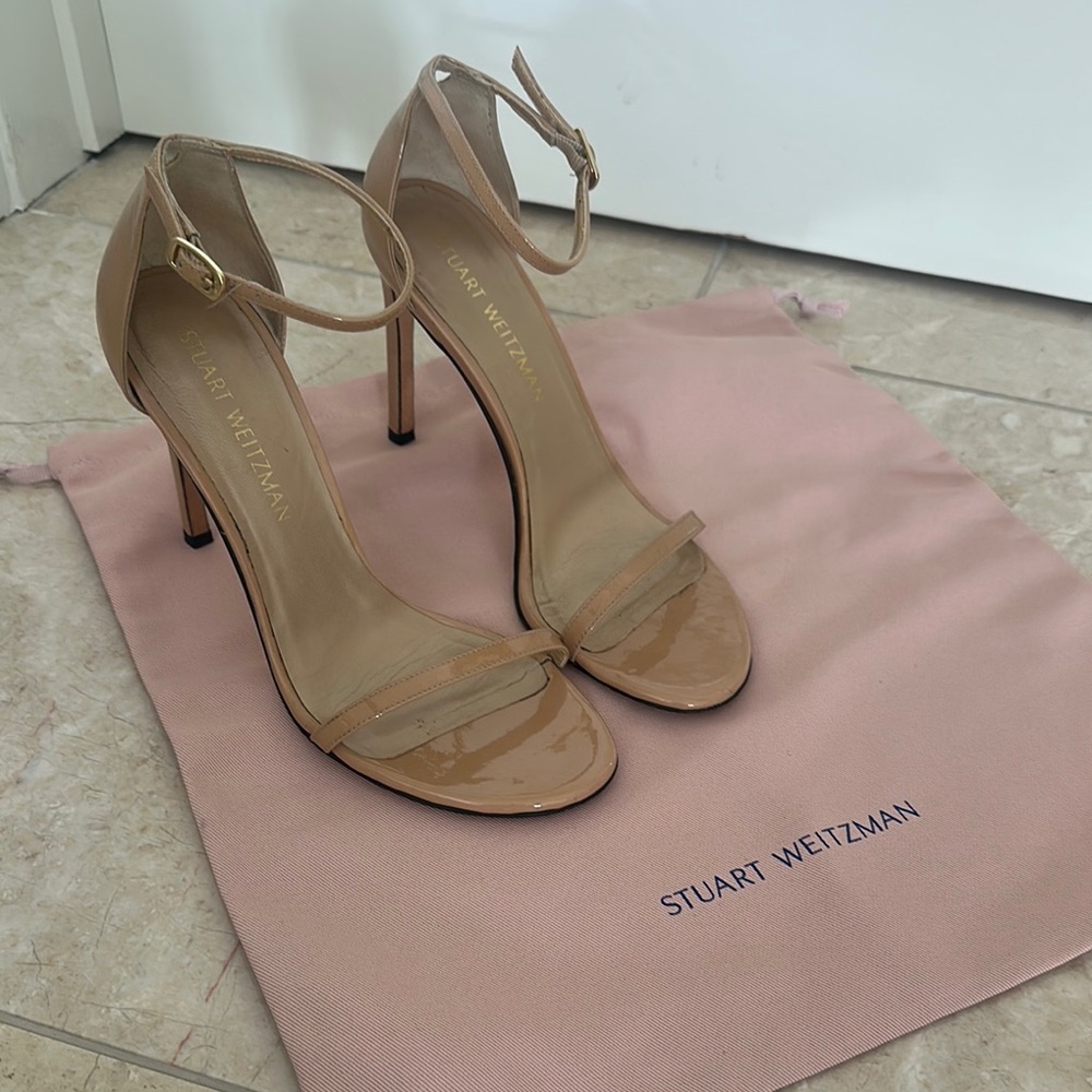 Stuart Weitzman Tan Stiletto Heels